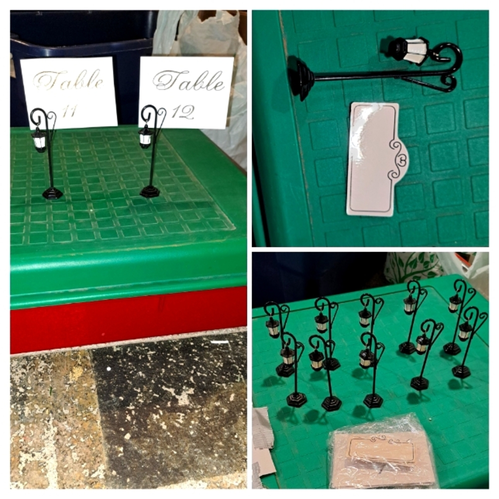 10 lantern card table # holders
